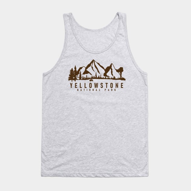 Yellowstone National Park Tank Top by Etopix